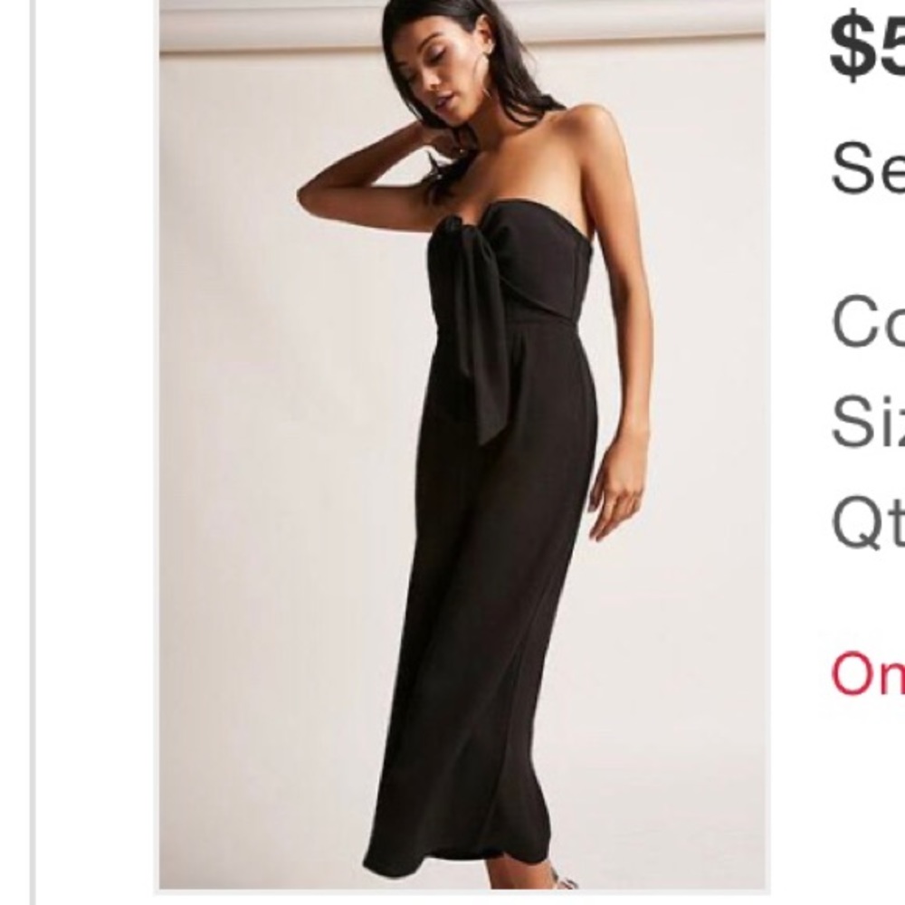 Strapless Jumpsuit